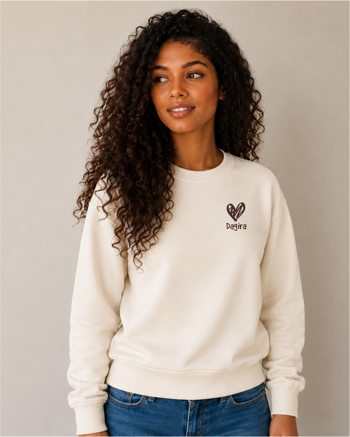 MOLETOM SUÉTER SLIM HEART