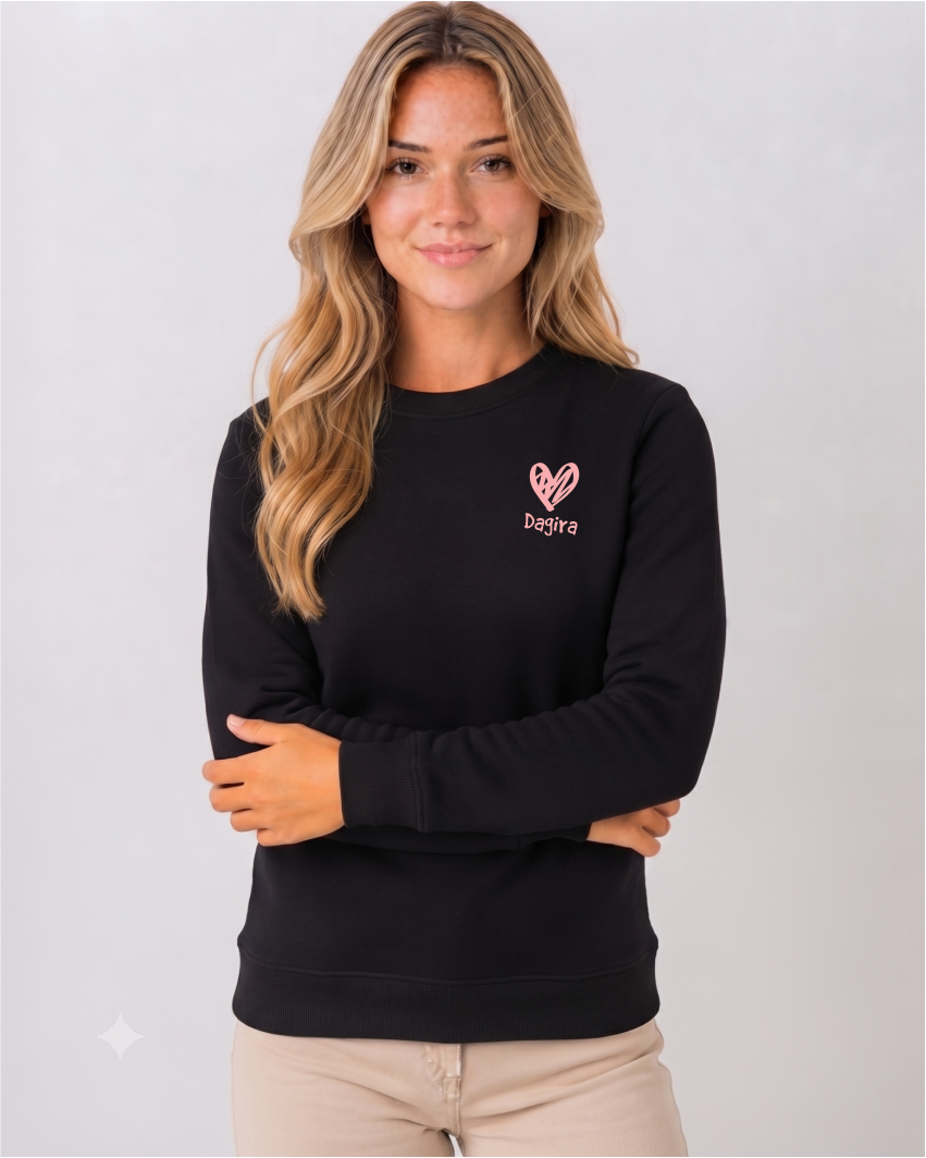 MOLETOM SUÉTER SLIM HEART