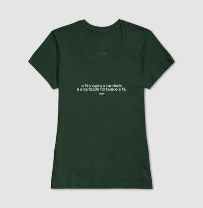 Camiseta Umbanda Fé e Caridade Algodão | Dagira
