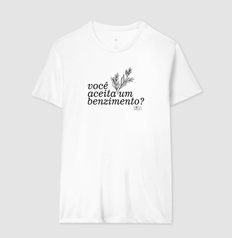 Camiseta Benzimento Você aceita um benzimento? | Dagira
