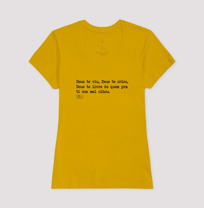 Camiseta Eu Te Benzo Deus Te Viu | Dagira