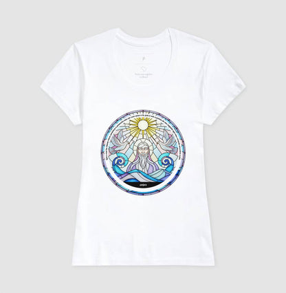 Camiseta Umbanda Oxalá Vitral Algodão Premium | Dagira