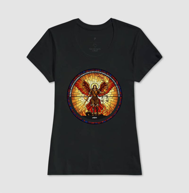 Camiseta Umbanda São Miguel Arcanjo Vitral | Dagira