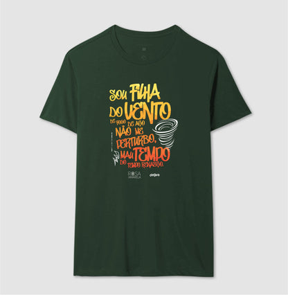 Camiseta Filha do Vento Rosa Amarela | Dagira