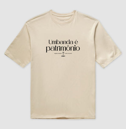 Camiseta Umbanda é Patrimônio Oversized | Dagira