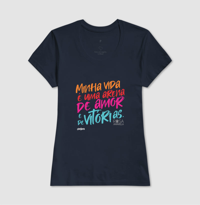 Camiseta Ogum Rosa Amarela | Dagira
