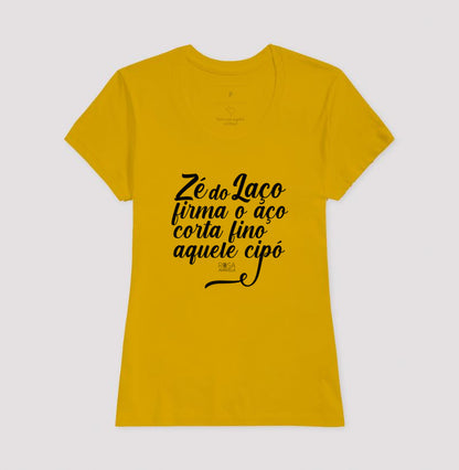Camiseta Umbanda Zé do Laço Rosa Amarela | Dagira