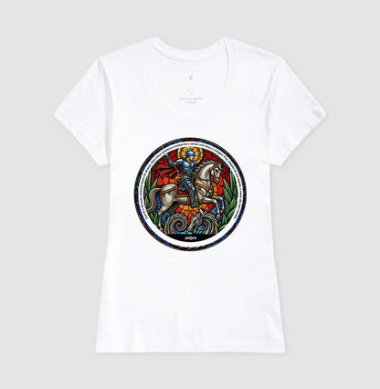 Camiseta Umbanda Ogum Vitral Algodão Premium | Dagira