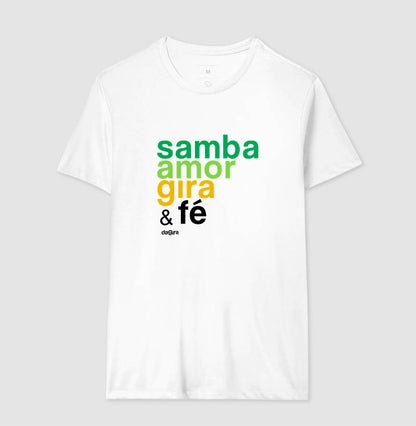 CAMISETA UMBANDA – Samba, amor, Gira e Fé