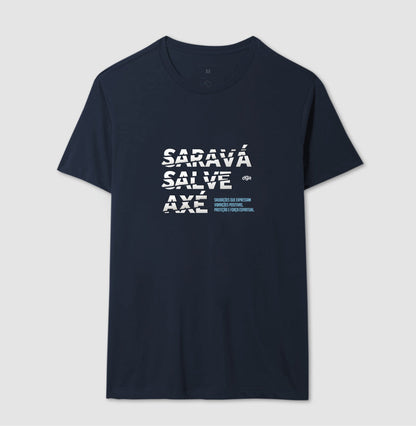 Camiseta Umbanda Saravá Salve Axé | Dagira