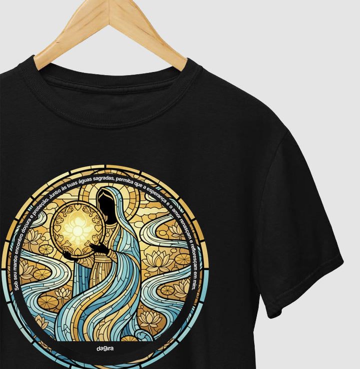 Camiseta Umbanda Oxum Vitral Algodão Premium | Dagira