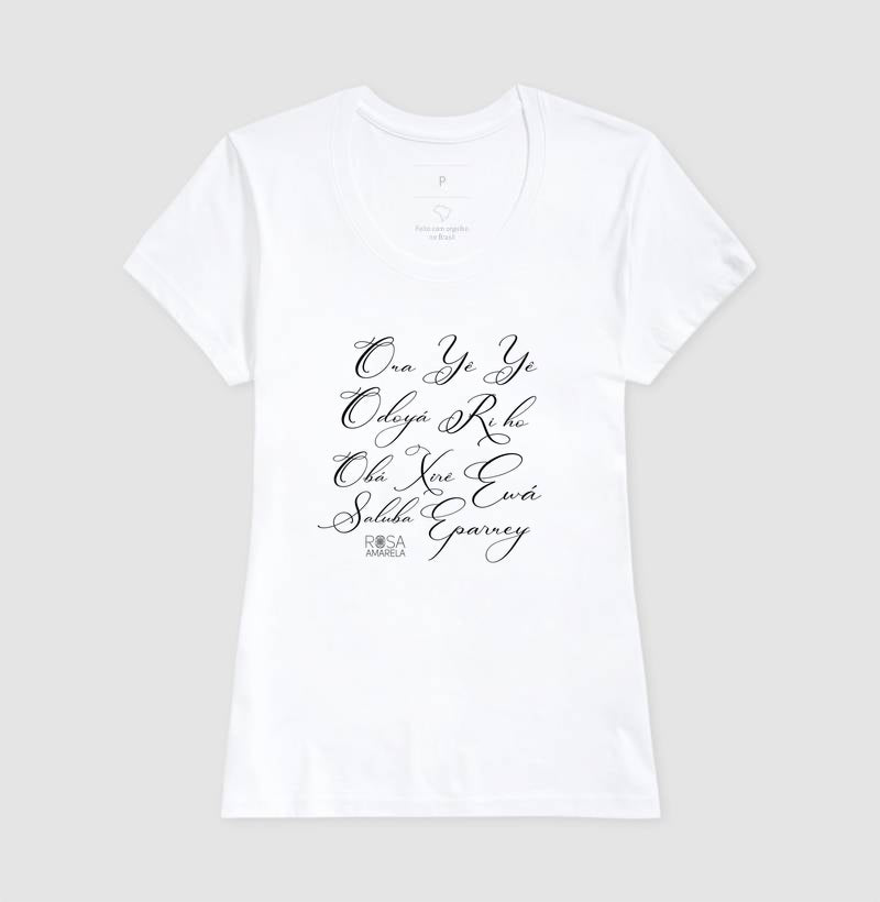 Camiseta Saudações às Mães Orixás | Dagira