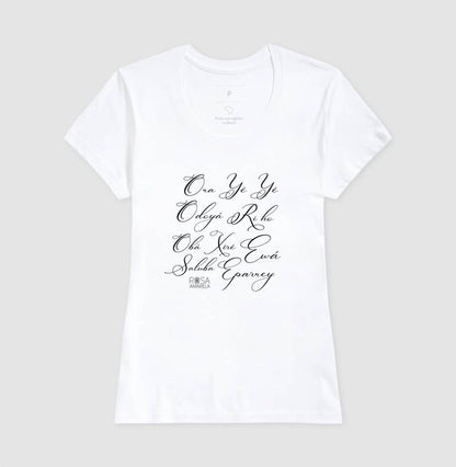 Camiseta Saudações às Mães Orixás | Dagira