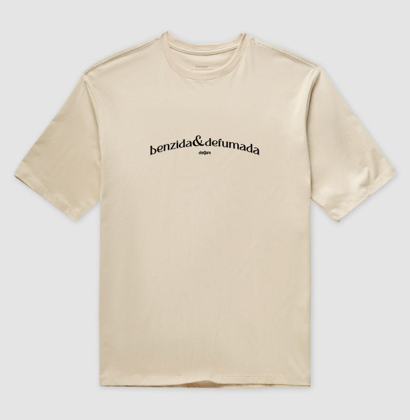 Camiseta Benzida & Defumada Oversized | Dagira