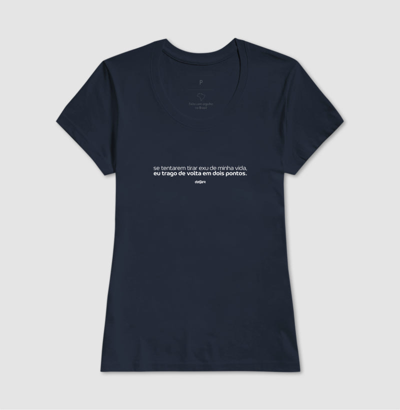 Camiseta Umbanda Exu em Dois Pontos | Dagira