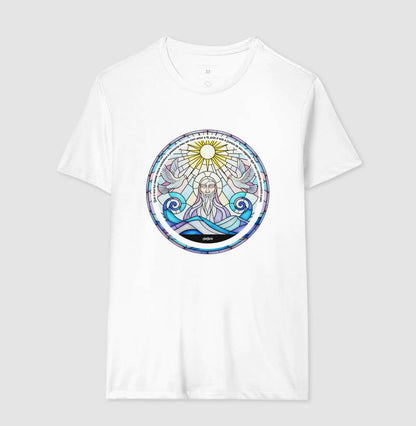 Camiseta Umbanda Oxalá Vitral Algodão Premium | Dagira