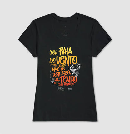 Camiseta Filha do Vento Rosa Amarela | Dagira