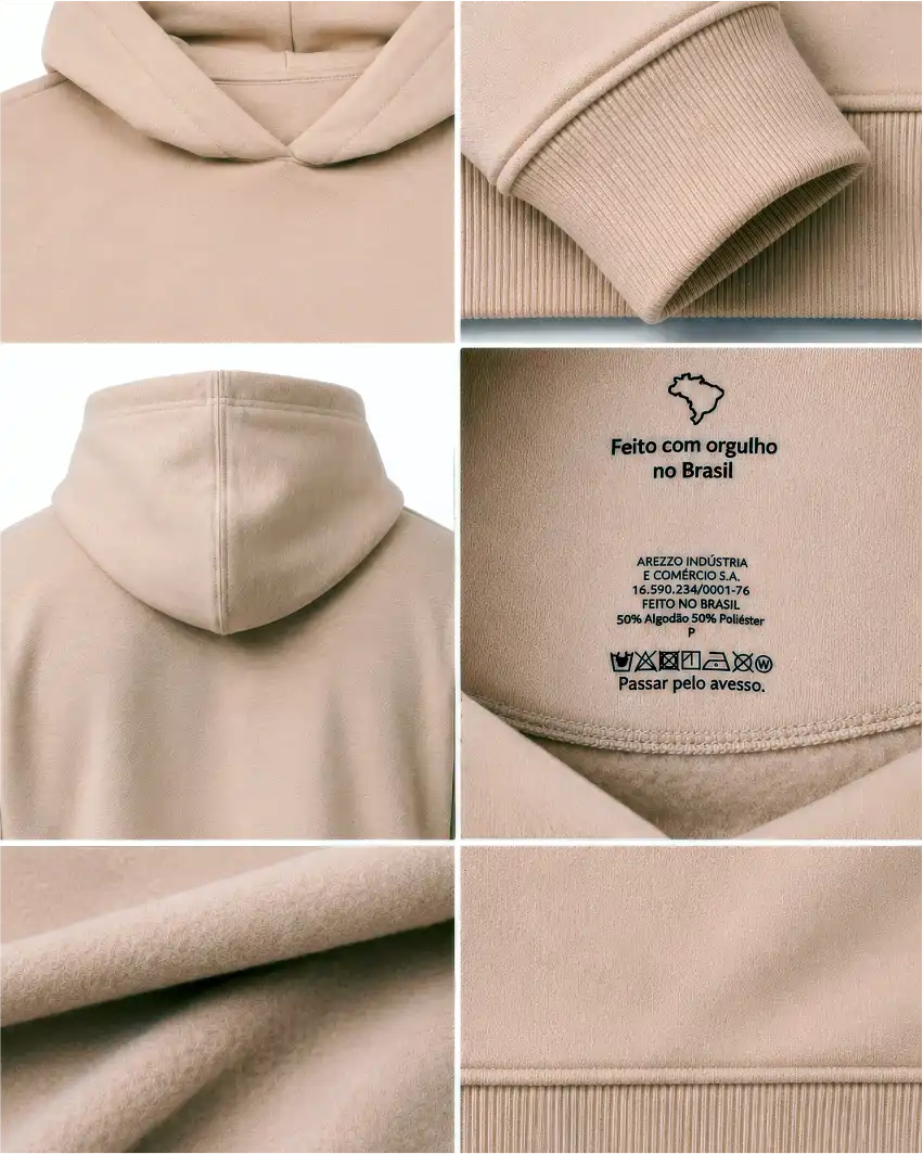 Moletom Hoodie Slim Acadêmico | Dagira